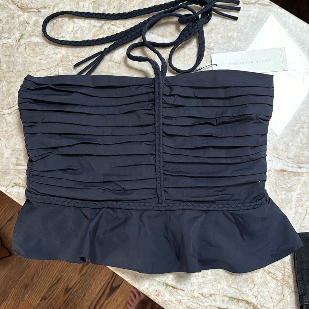 Veronica Beard Adrienne Ruched top